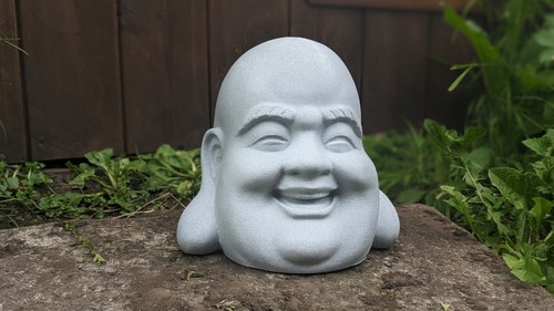 Laughing buddha garden - buddha,