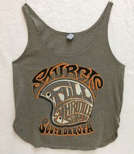 Sturgis Tank Top Full Throttle Saloon South Dakota Womens LG Next Level Apparel