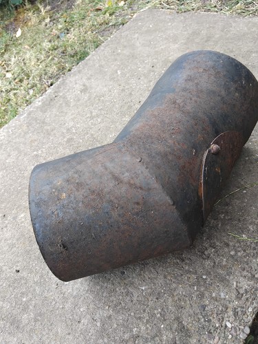 Inch 150mm steel stove flue - 150mm,