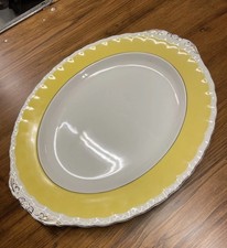 W H Grindley Cream Petal Oval