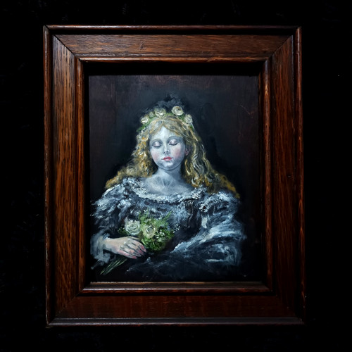 Post mortem doll asleep - post,