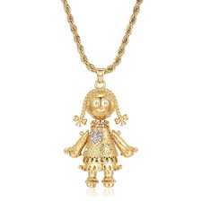Women 9ct Gold Rag Doll