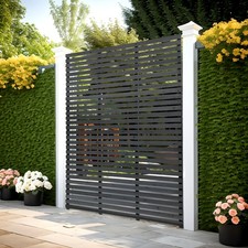 3x6 2x6FT Pressure Treated Garden Slatted Fence Panels Border Edging Wood Panel