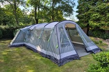 Outwell montana 6 tent quality family holiday steel pole carpet and awning 