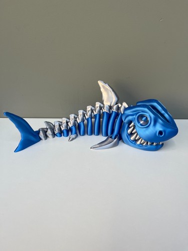 Shark printed skeleton - printed,