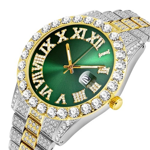 Iced out watch men luxury - watch,