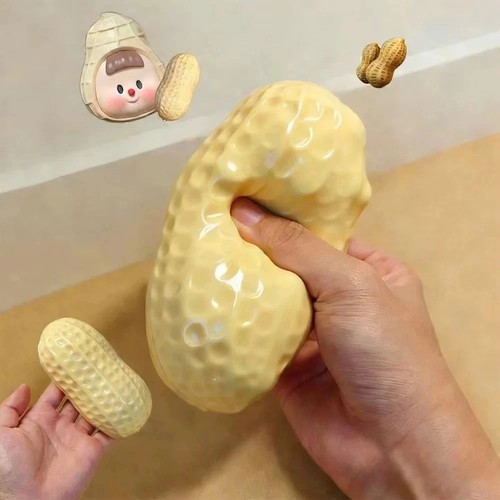 Peanut stress ball crunchy - peanut,