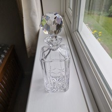 Lead Crystal Cut Glass Square
