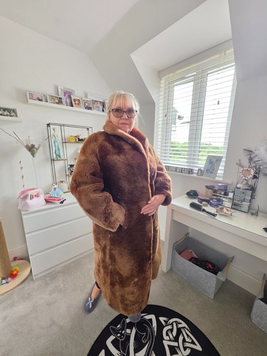 Vintage beaver lamb fur coat - vintage,