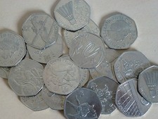 VARIOUS OLYMPICS 50p COINS