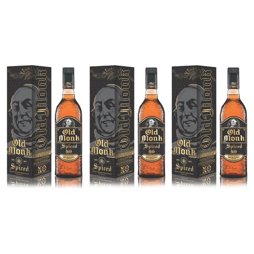Old monk spiced rum x - monk,