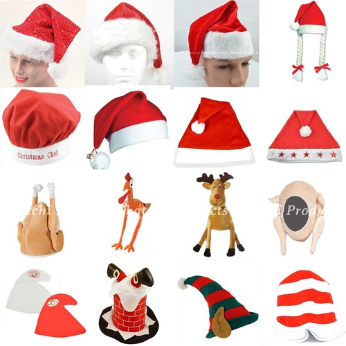 Christmas santa hats fancy - christmas,