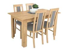 Modern wooden dining table