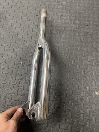 Silver rigid bicycle fork - silver,