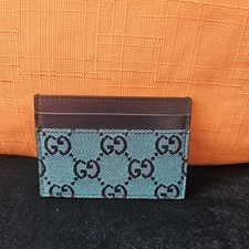 Gucci Card Holder Black & Blue