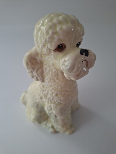 Vintage sylvac sitting poodle - sylvac,