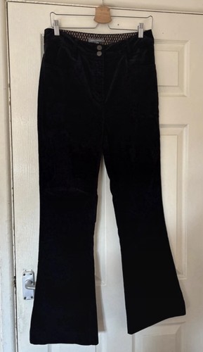 Women black flared velvet - women’s,
