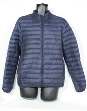 TK Maxx Mens Down Fill Puffer Jacket Medium Navy Blue 500