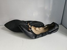 BUTTERFLY TWISTS DESIGNER UK 8 EU 41 WOMENS BLACK VEGAN BALLET LOAFER FLAT SHOES