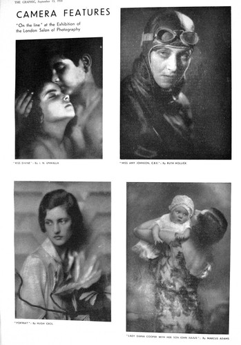 Old 1930 amy johnson lady - johnson,