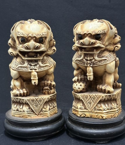 Pair chinese foo dog - pair, of