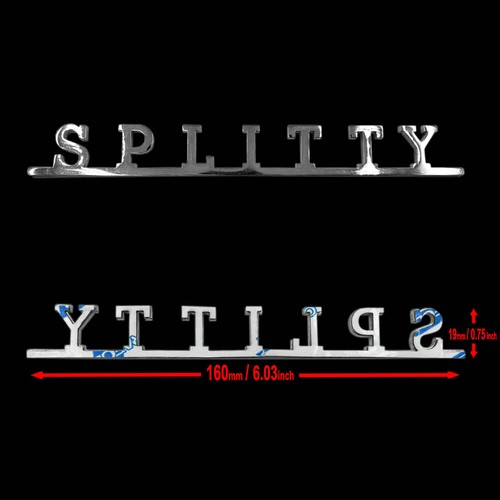 Splitty stainless decklid - "splitty",