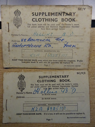War 1947 clothing book and - clothing,
