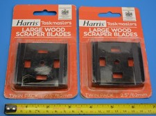 Harris 3465 Taskmaster Replacement Large Wood Scraper 2.5" 62mm. 2 Packs of 2.