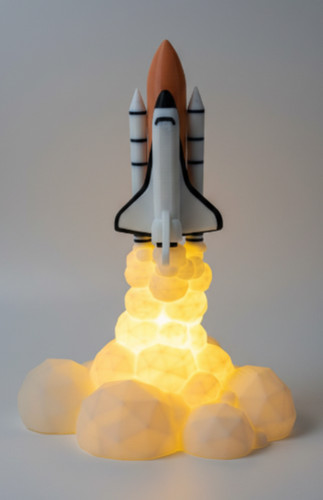 Space shuttle rocket lamp led - rocket,