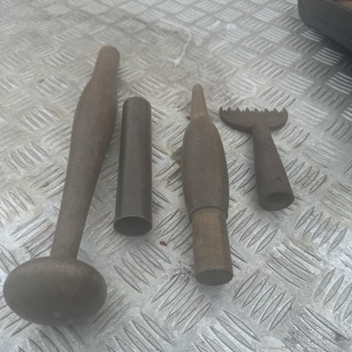 Antique carpet stretcher - carpet,