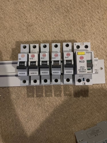 Wylex nsb mcb rcd s - rcd's, and