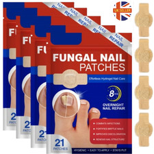 21-84 Anti Fungal Nail Treatment Patches Toe Fungus Onychomycosis Repair 4*1.5cm
