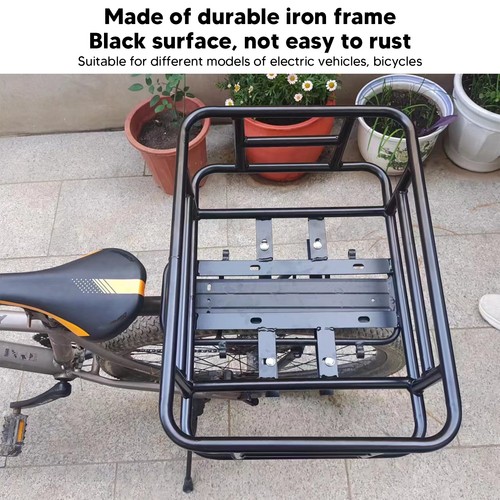Bike rear cargo basket - cargo, iron