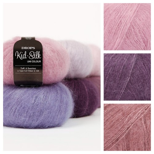 Drops kid silk lace - silk, weight