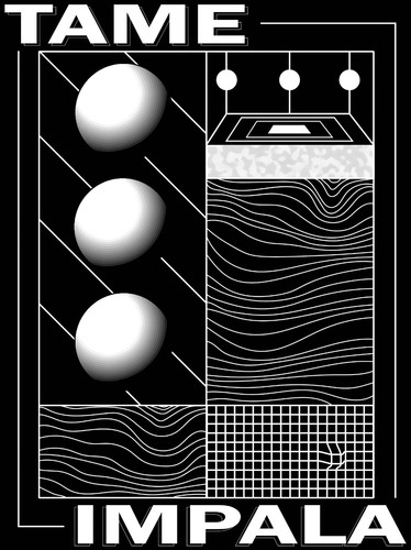 Tame impala print poster - print,
