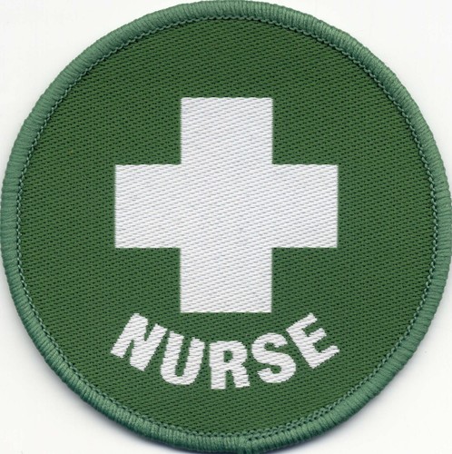 Nurse woven badge patch - nurse,