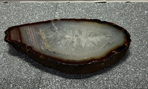 Natural agate geode - natural,