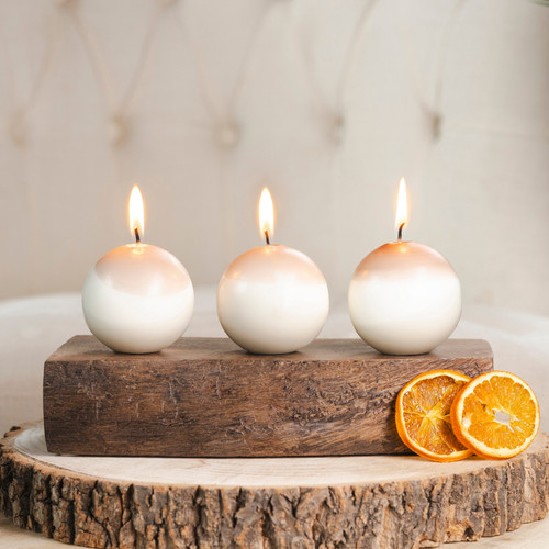 Unscented sphere candle - sphere,