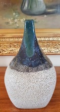 Superb 1970s Brutalist to Mid Century Modernist Style 24cm Studio Pottery Vase