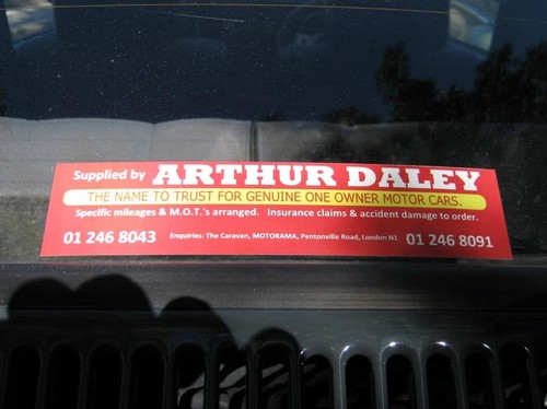Arthur daley minder - minder, motorama