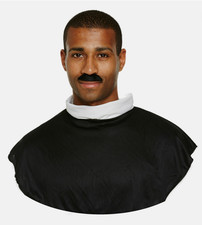 Instant Dress Up Kit Adult Vicar Priest Set Shirt Front Collar Fancy Dress
