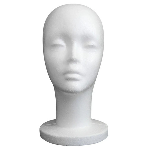 Polystyrene foam head dummy - foam,