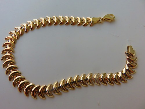 Gold bracelet carat yellow - 9,