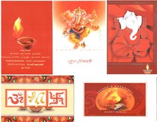 Hindu Diwali Festival Cards