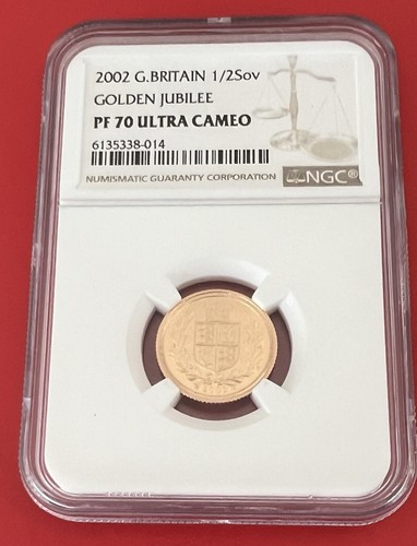 2002 gold proof half sovereign - 2002,