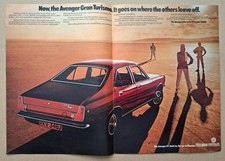 Hillman Avenger GT Original UK Press Advert 1970