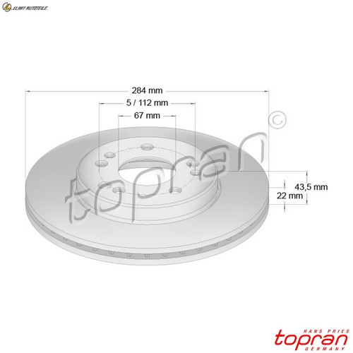 Brake discs 400 - 2x, 845
