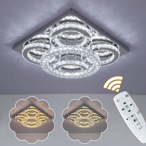Dimmable crystal chandelier - k9,
