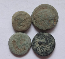 Lot of 4 uncleaned ancient