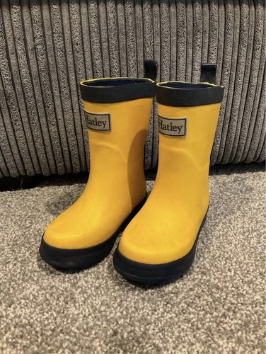 Boys yellow hatley wellies - boys,
